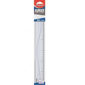 Linijka Maped Geometric plastikowa 30cm